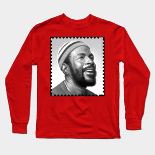 Marvin Gaye Art Long Sleeve T-Shirt